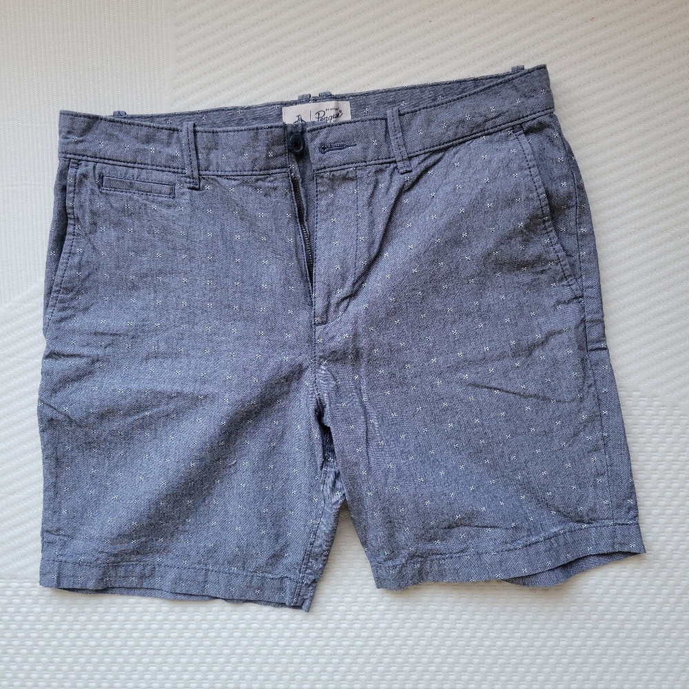 Original Penguin Blue Men Shorts Size 32